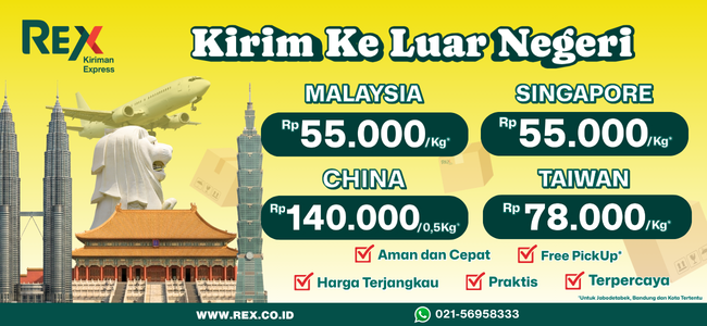 REX Express Pengiriman dan Tracking Resi Indonesia